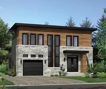 Modern House Plan with Lots of Storage