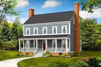 Sweeping Raised Porches