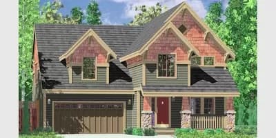 Creative Craftsman with Optional Upstairs