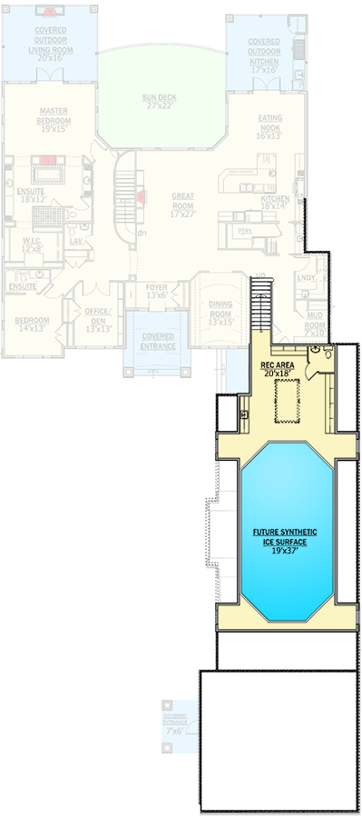 Plan 81605AB: Designed for Entertaining - Floor Plan - 2nd Floor - Craftsman, Northwest