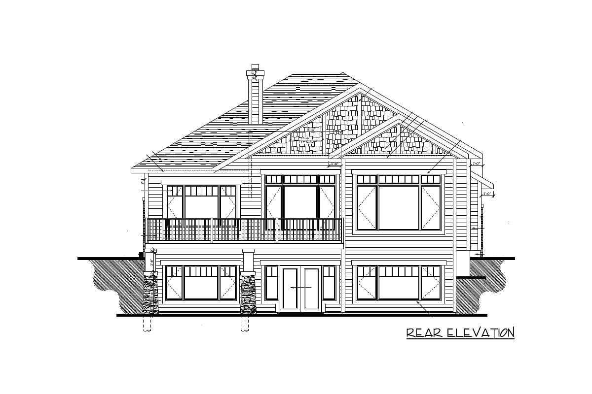 Plan 81621AB: Great From the Front and Back - Image #6 - Craftsman, Mountain, New American, Northwest