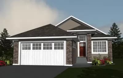 Narrow Lot Home with Lower Level