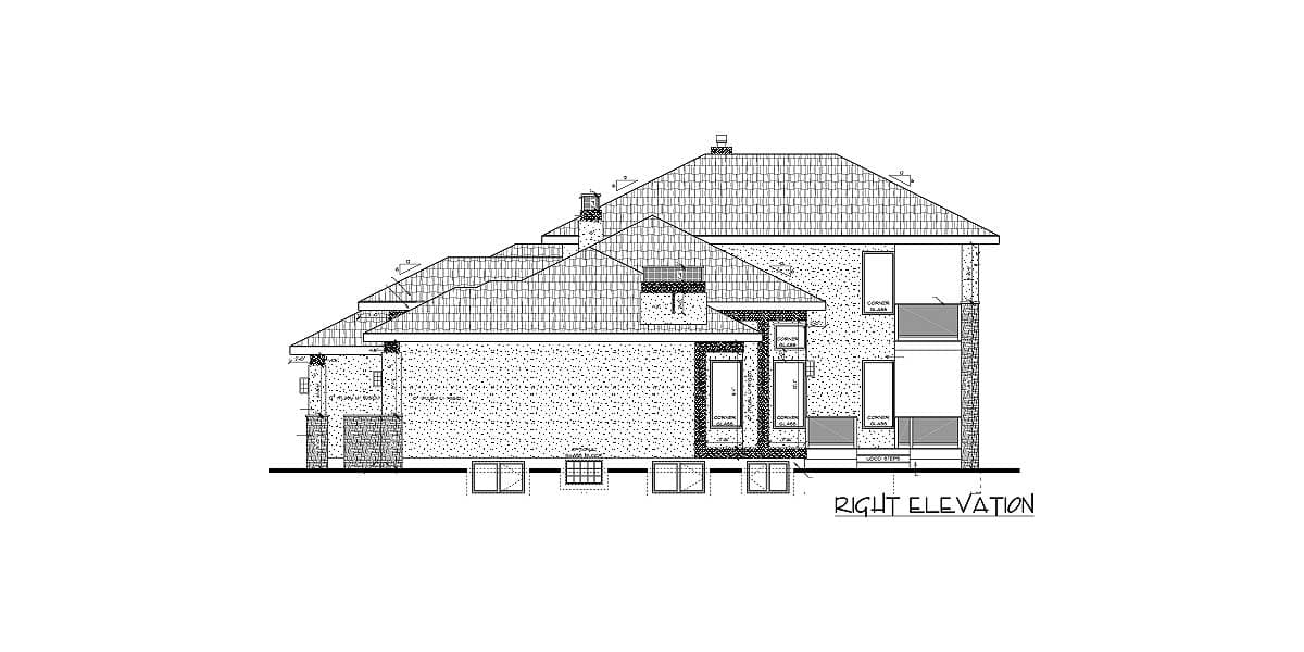 Plan 81636AB: Prairie Style Home Plan with Elevator andLower Level Expansion - 2876 Sq Ft - Image #11 - Contemporary, Mid Century Modern, New American, Northwest, Prairie