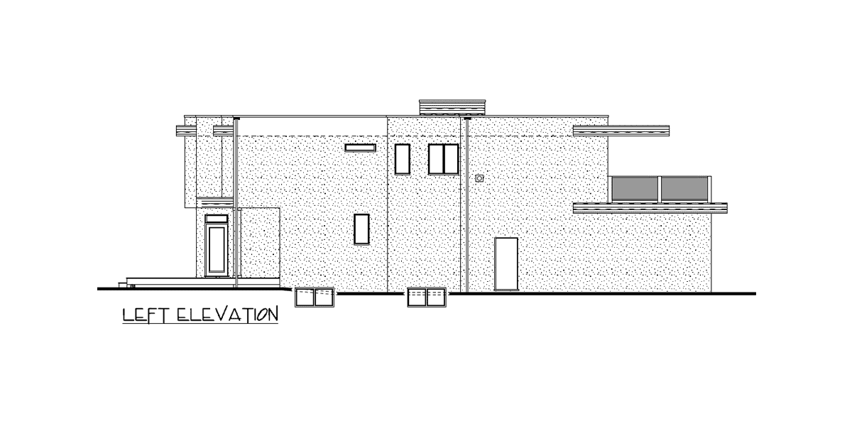 Plan 81647AB: Modern Living With Private Master Suite Patio - Image #4 - Contemporary, Mid Century Modern, Modern, Northwest