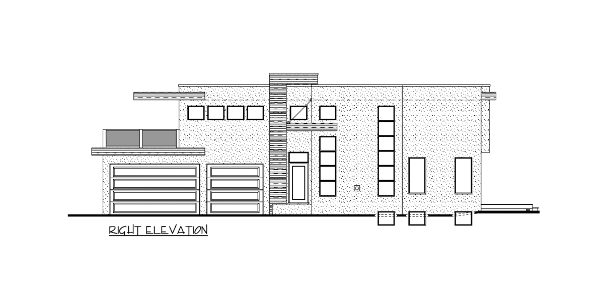 Plan 81647AB: Modern Living With Private Master Suite Patio - Image #6 - Contemporary, Mid Century Modern, Modern, Northwest