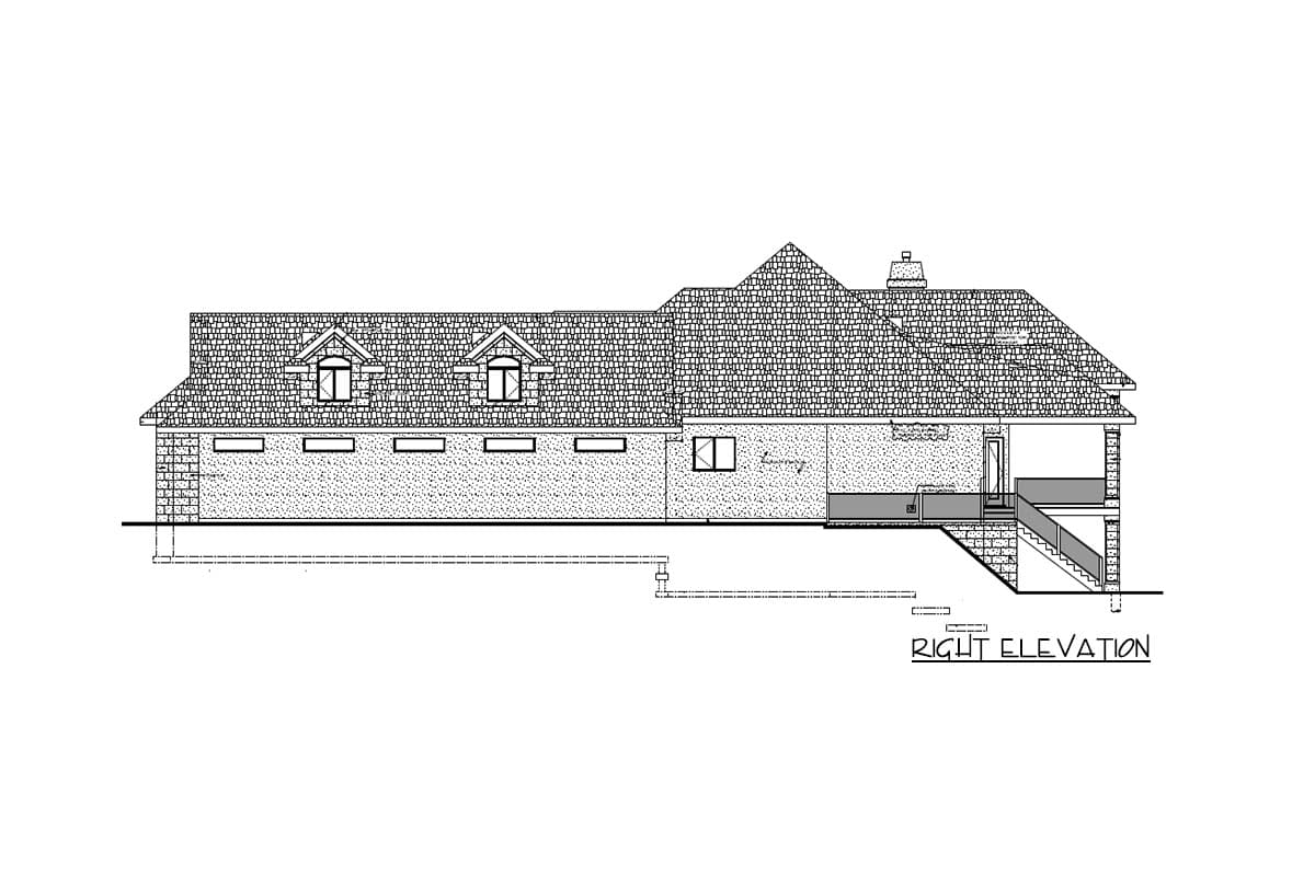 Plan 81648AB: European Home Plan with In-Law Suite - Image #5 - European