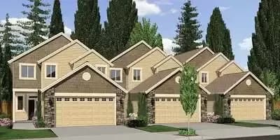 Northwest Style Triplex