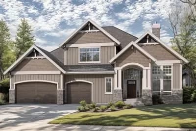 Detailed Craftsman House Plan