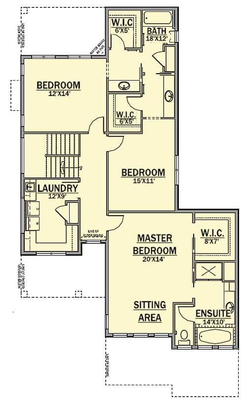 Plan 81675AB: Northwest House Plan with Flex Space - Floor Plan - 2nd Floor - Craftsman, Northwest