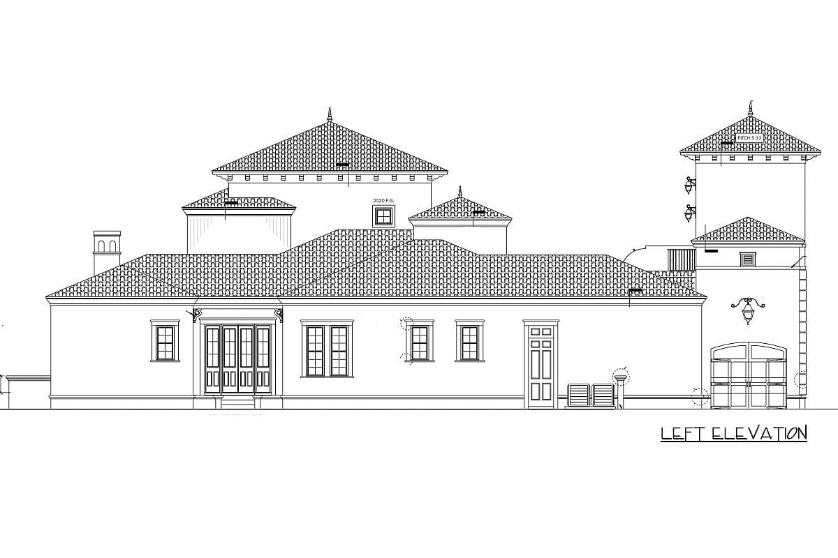 Plan 82000KA: Italianate Beauty - Image #5 - European, Mediterranean