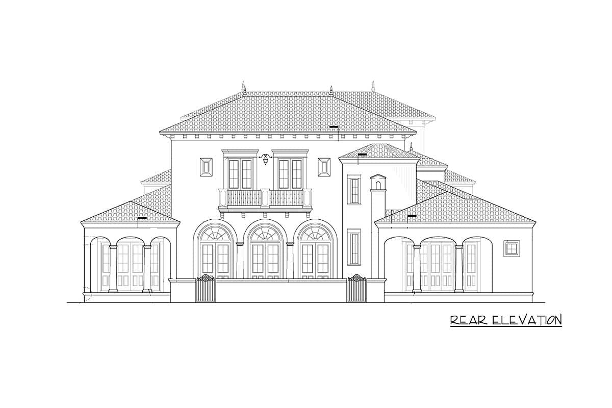 Plan 82000KA: Italianate Beauty - Image #6 - European, Mediterranean