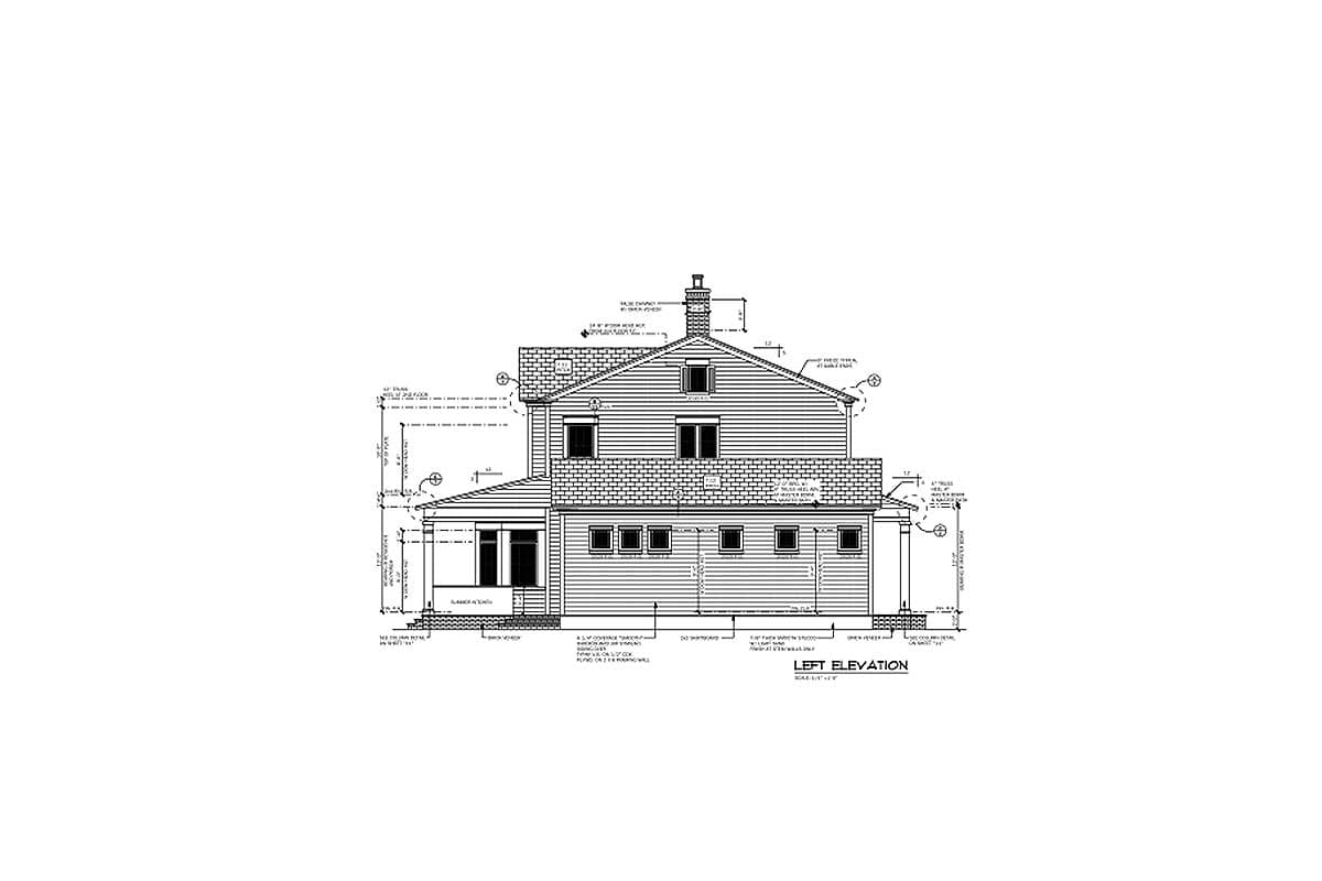 Plan 82001KA: Colonial With Beautiful Kitchen - Image #10 - Colonial, Traditional