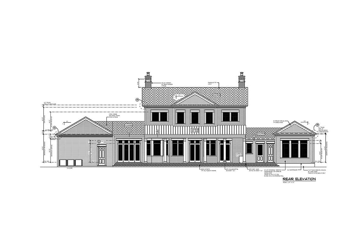 Plan 82001KA: Colonial With Beautiful Kitchen - Image #11 - Colonial, Traditional