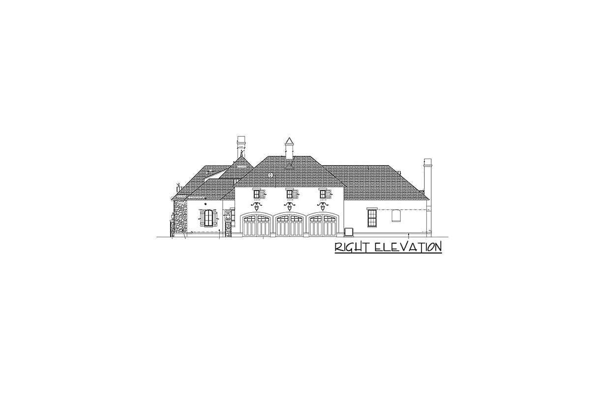 Plan 82003KA: Luxury French Normandy House Plan - Image #4 - European, French Country