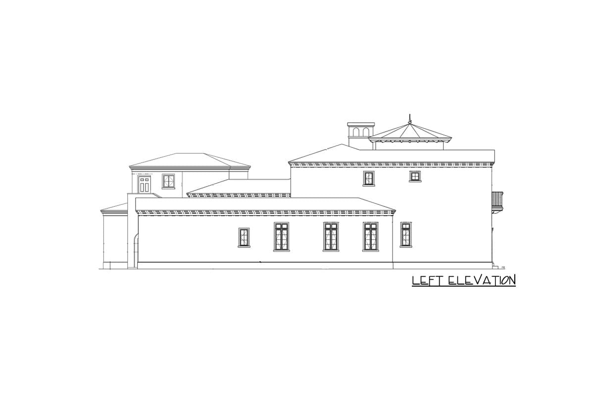 Plan 82005KA: Spanish Villa With Studio - Image #17 - European, Mediterranean, Spanish