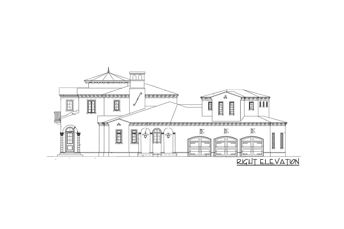 Plan 82005KA: Spanish Villa With Studio - Image #19 - European, Mediterranean, Spanish