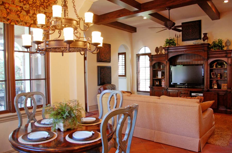 Plan 82010KA: Tuscan-Inspired House Plan with Turreted Entry and Master Suite with Private Terrace - Image #4 - European, Florida-Style, Mediterranean, Spanish, Tuscan