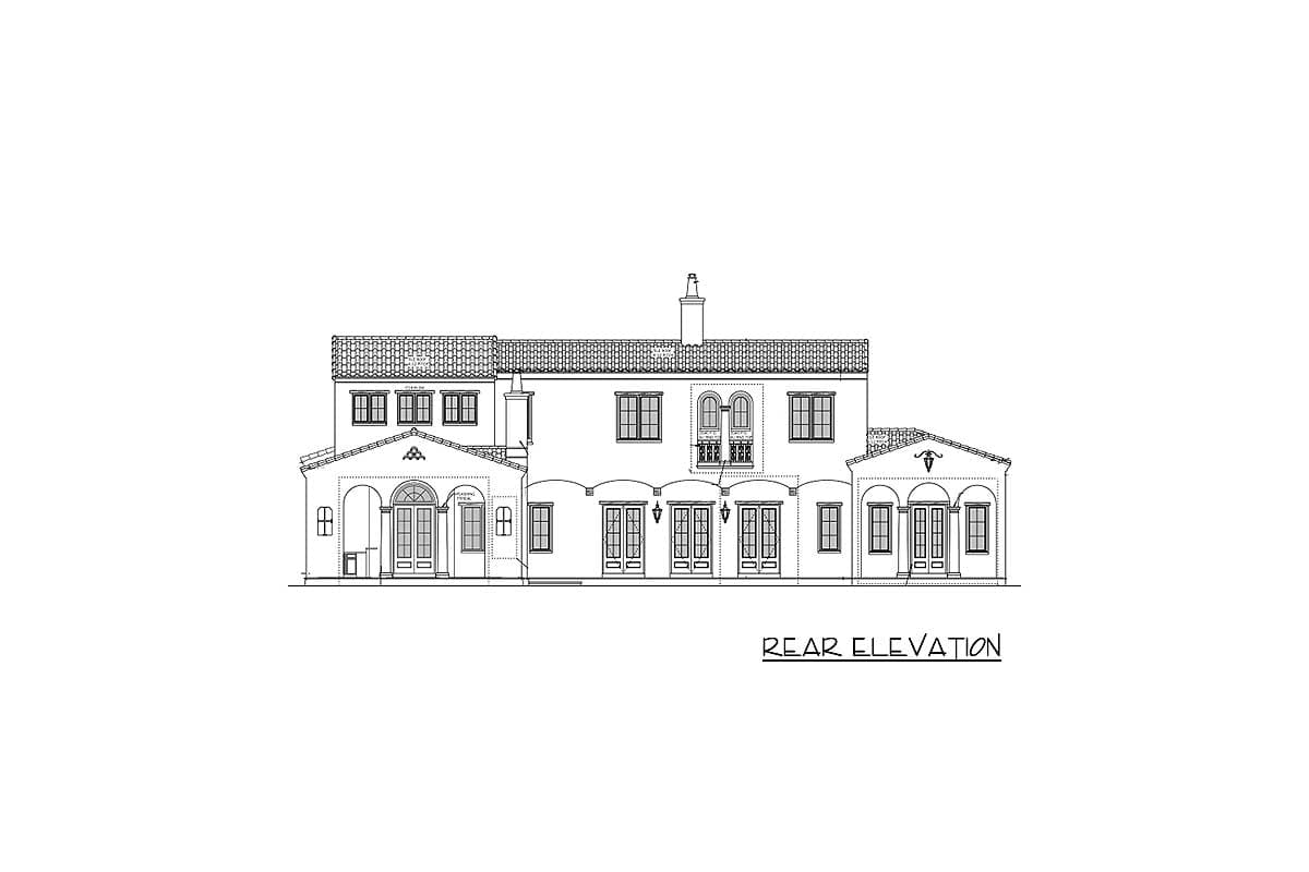 Plan 82010KA: Tuscan-Inspired House Plan with Turreted Entry and Master Suite with Private Terrace - Image #12 - European, Florida-Style, Mediterranean, Spanish, Tuscan