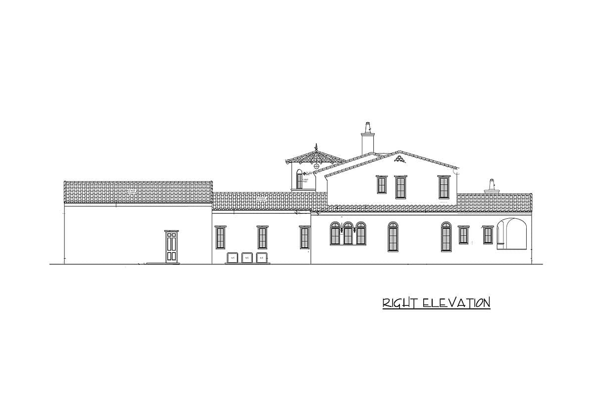 Plan 82010KA: Tuscan-Inspired House Plan with Turreted Entry and Master Suite with Private Terrace - Image #13 - European, Florida-Style, Mediterranean, Spanish, Tuscan