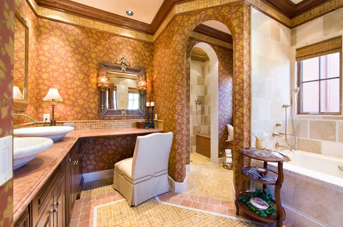 Plan 82013KA: Dazzling Mediterranean Home Plan with Upstairs Lounge - Image #19 - European, Mediterranean, Spanish