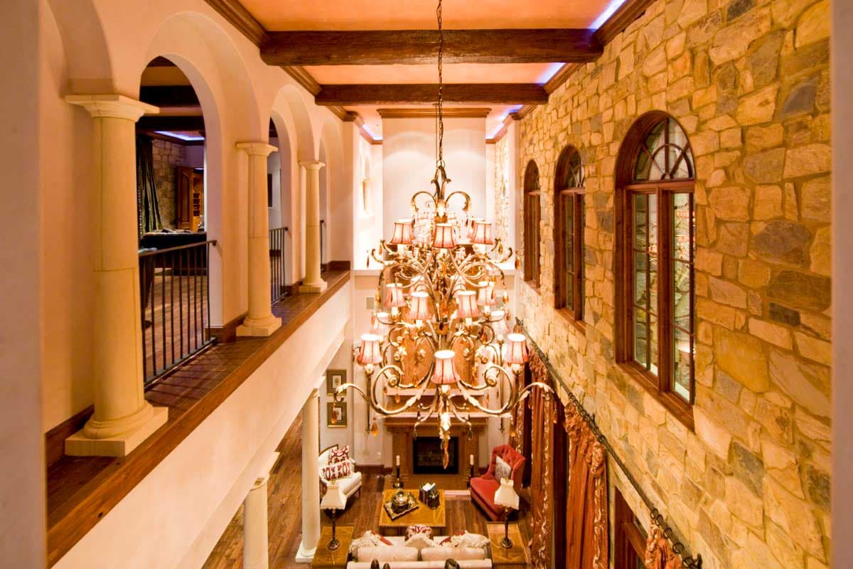 Plan 82013KA: Dazzling Mediterranean Home Plan with Upstairs Lounge - Image #6 - European, Mediterranean, Spanish