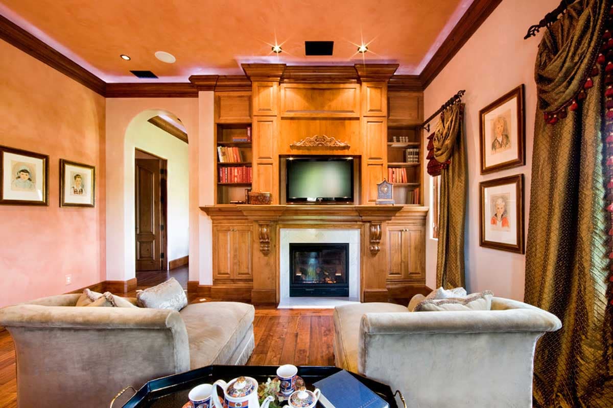 Plan 82013KA: Dazzling Mediterranean Home Plan with Upstairs Lounge - Image #8 - European, Mediterranean, Spanish