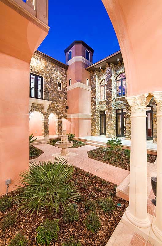 Plan 82013KA: Dazzling Mediterranean Home Plan with Upstairs Lounge - Image #27 - European, Mediterranean, Spanish