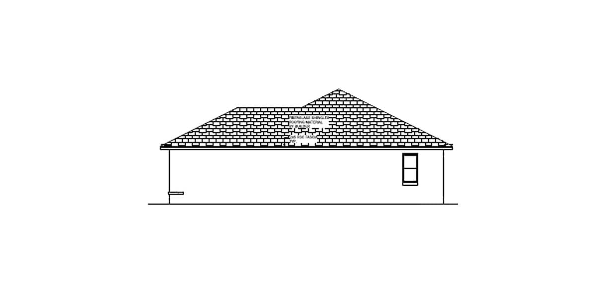 Plan 82024KA: Economical Florida Home Plan - Image #4 - European, Florida-Style, Ranch