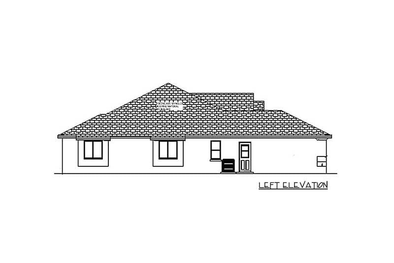 Plan 82026KA: Ideal Open Floor Plan and a Split Bedroom Layout - Image #6 - Florida-Style, Southern