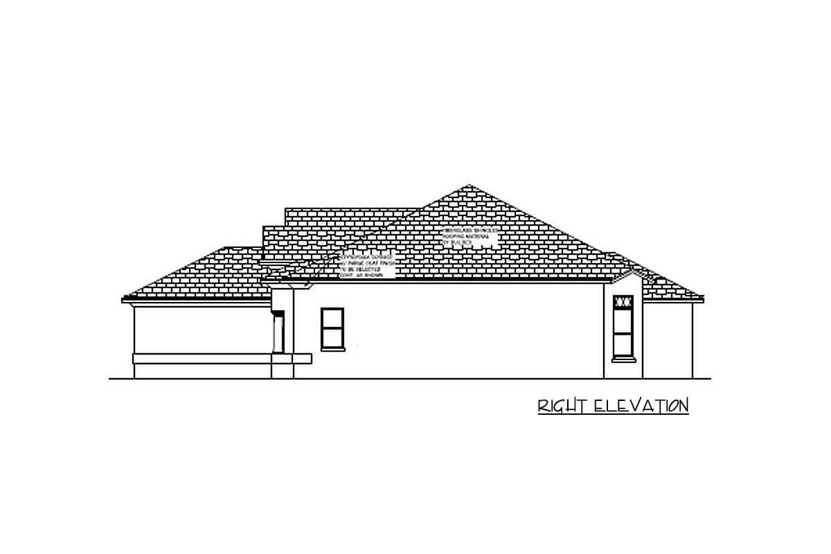 Plan 82026KA: Ideal Open Floor Plan and a Split Bedroom Layout - Image #7 - Florida-Style, Southern
