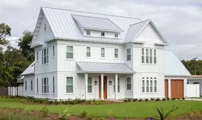 Modern Farmhouse Plan with Two Master Suites And Outdoor Living