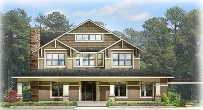 Craftsman House Plan with Wrap-Around Porch