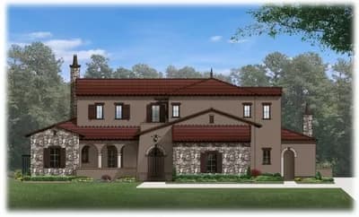 Luxurious Tuscan House Plan with Lower Level