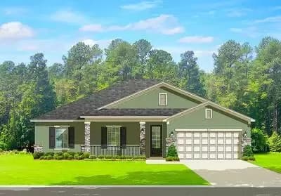 Southern House Plan with Flex Room