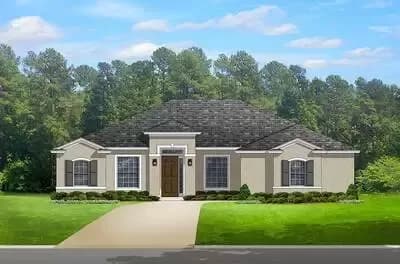 Florida House Plan with Two Versions