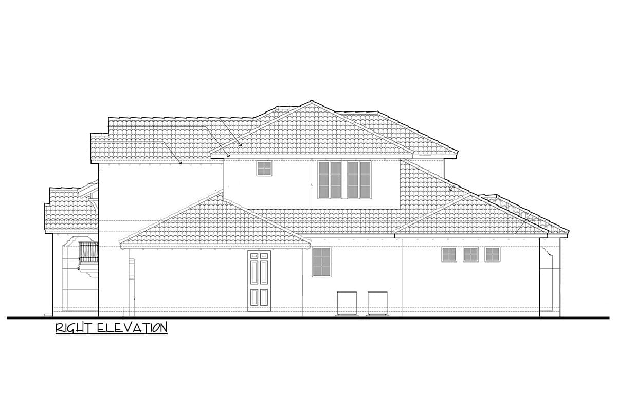 Plan 82146KA: Mediterranean House Plan with Grand Sightlines - Image #38 - Florida-Style, Mediterranean, Tuscan