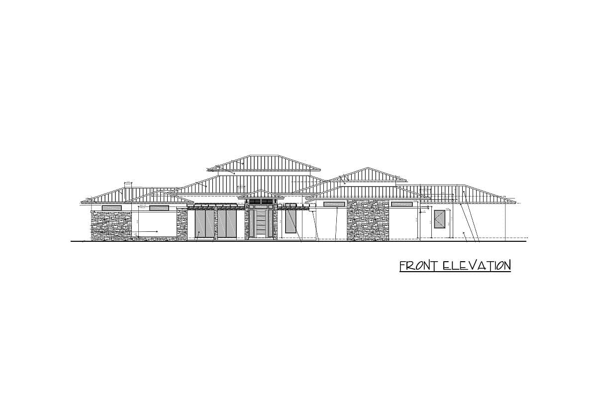 Plan 82148KA: Exquisite Prairie Styling - Image #27 - Modern, Northwest, Prairie