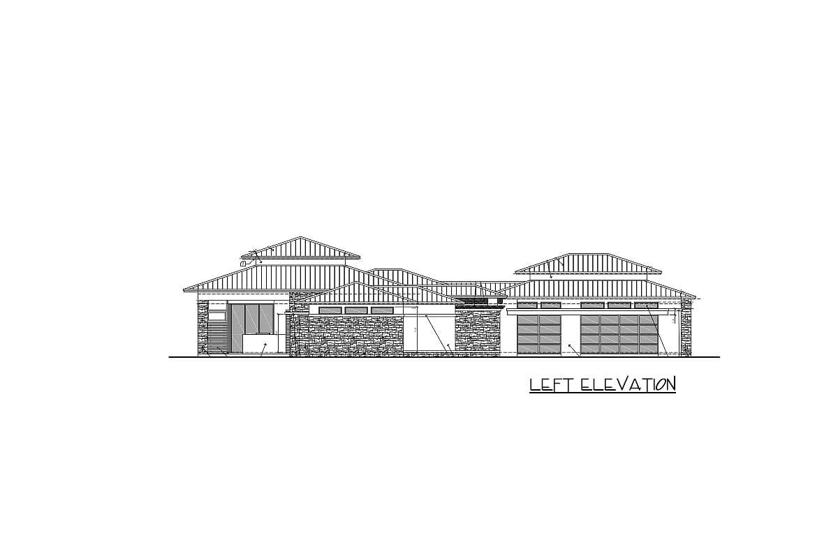 Plan 82148KA: Exquisite Prairie Styling - Image #28 - Modern, Northwest, Prairie