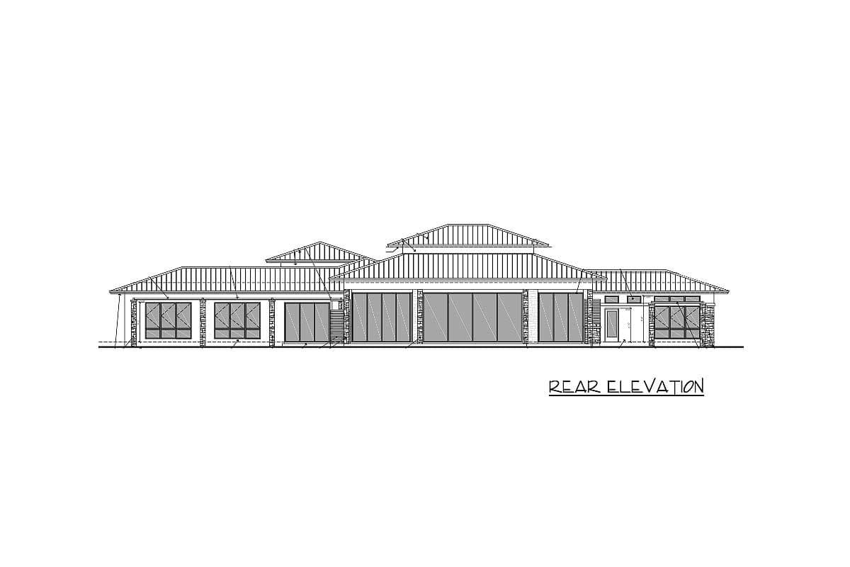 Plan 82148KA: Exquisite Prairie Styling - Image #29 - Modern, Northwest, Prairie