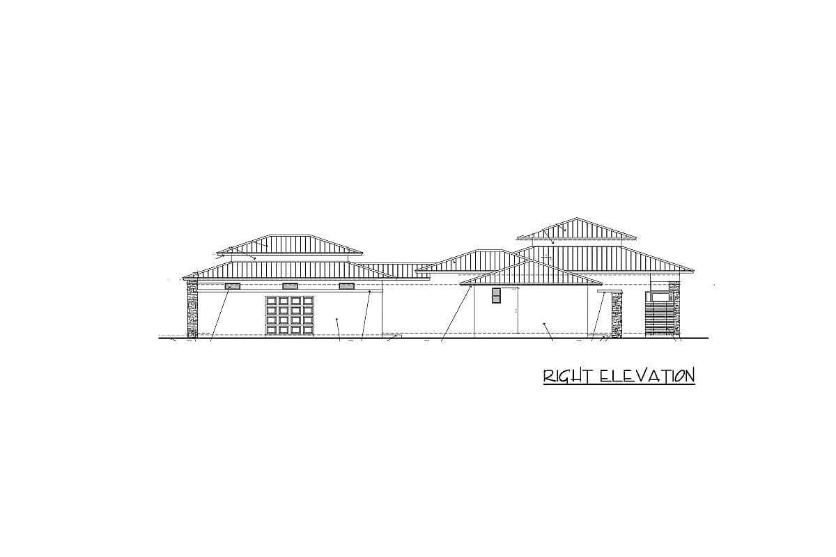 Plan 82148KA: Exquisite Prairie Styling - Image #30 - Modern, Northwest, Prairie