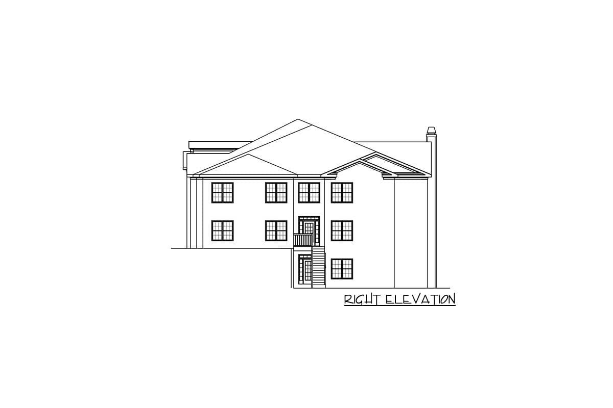 Plan 83118DC: 8 Unit Apartment Building - 1202 Sq Ft 2 Bed Units - Image #4 - Traditional
