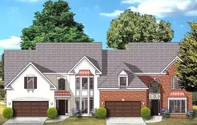 2 Unit Townhouse With Bonus Room - 2212 Sq Ft 3 Bedroom Units