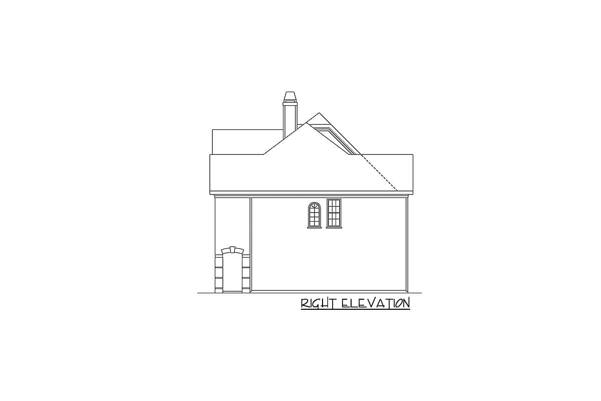 Plan 83125DC: 4-Unit Townhouse Plan with 1394 Sq Ft 3 Bed Units - Image #4 - Traditional