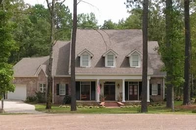 Country Home Plan with Main Floor Master