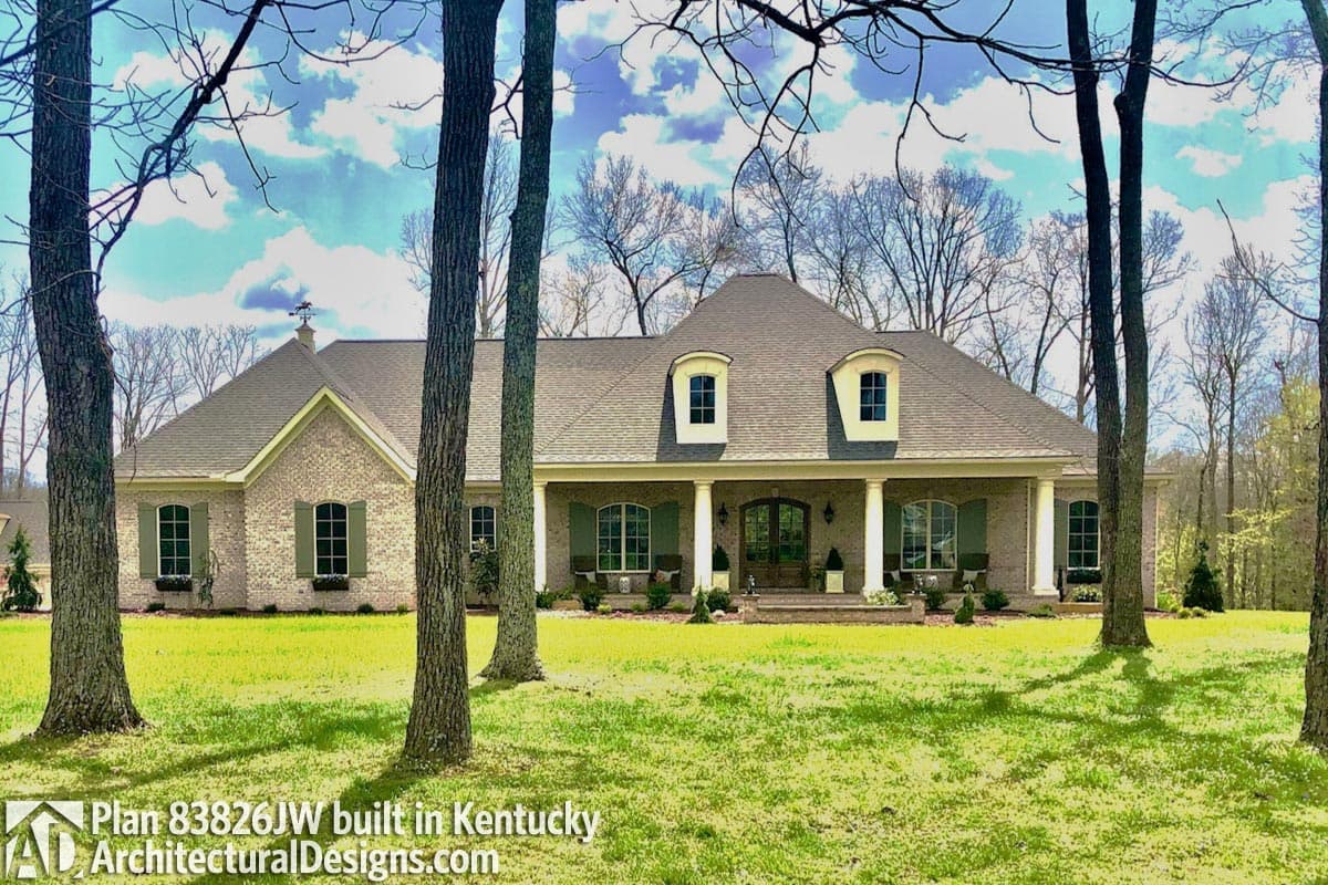 build gallery item - House Plan 83826JW Comes to Life in Kentucky