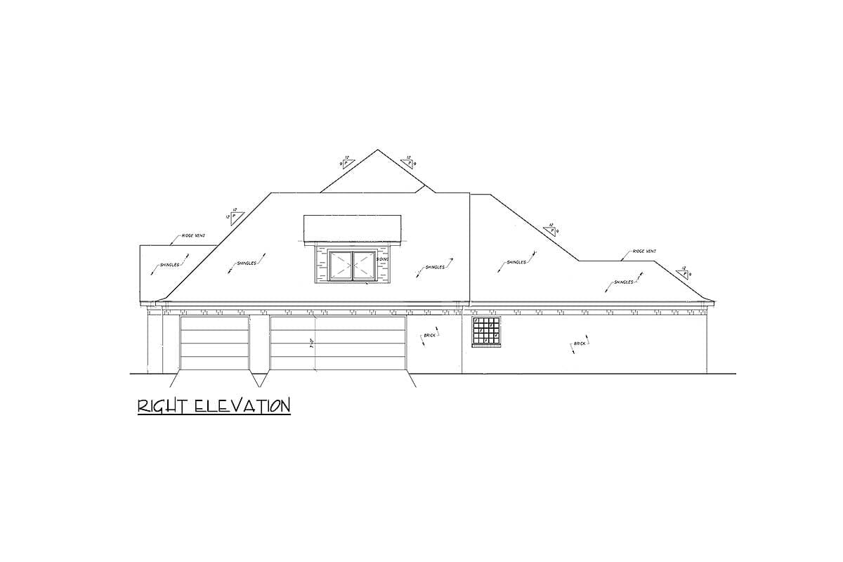 Plan 83826JW: French Country House Plan with Balanced Facade - 3035 Sq Ft - Image #6 - Acadian, European, French Country, Louisiana-Style, Southern