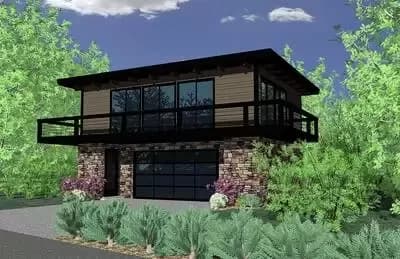 Petite Contemporary Home Plan