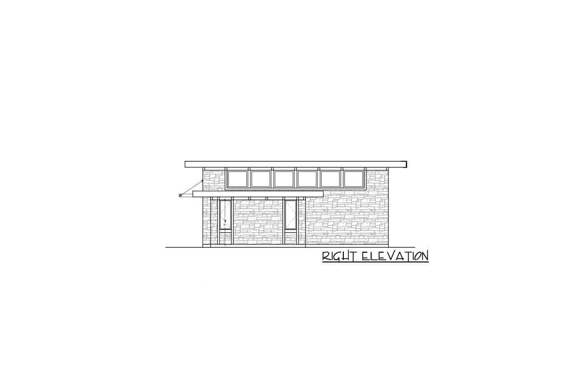 Plan 85021MS: Contemporary Getaway Home Plan - Image #7 - Contemporary, Mid Century Modern, Prairie, Vacation
