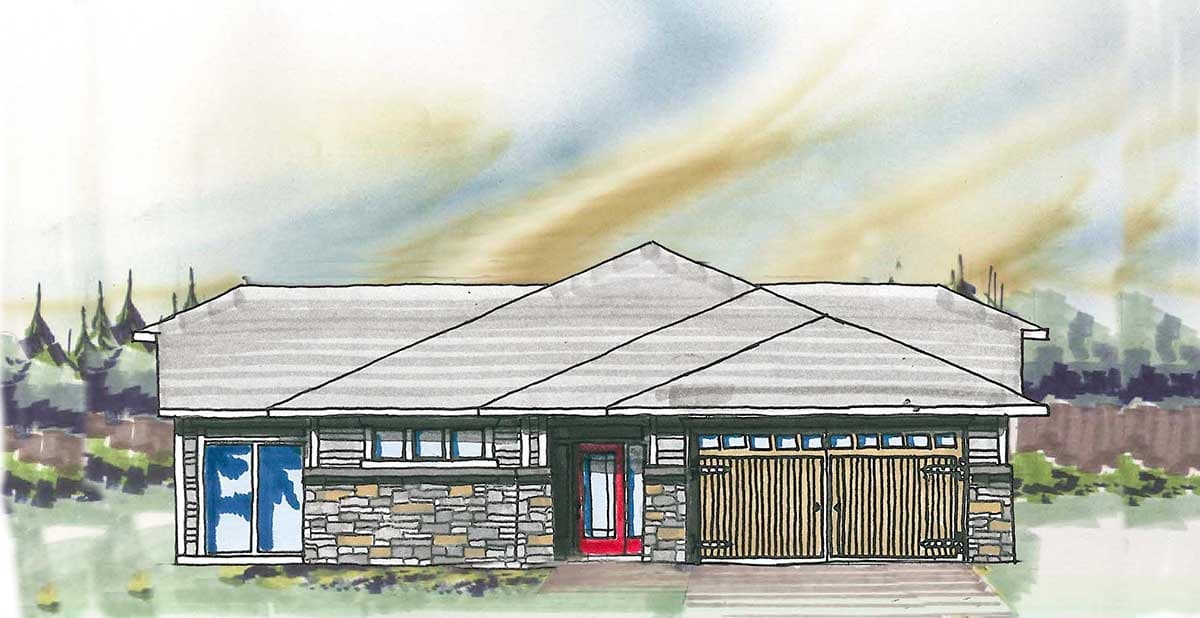 Plan 85035MS: 2 or 3 Bedroom Prairie Ranch Home Plan - Image #22 - Northwest, Prairie, Ranch