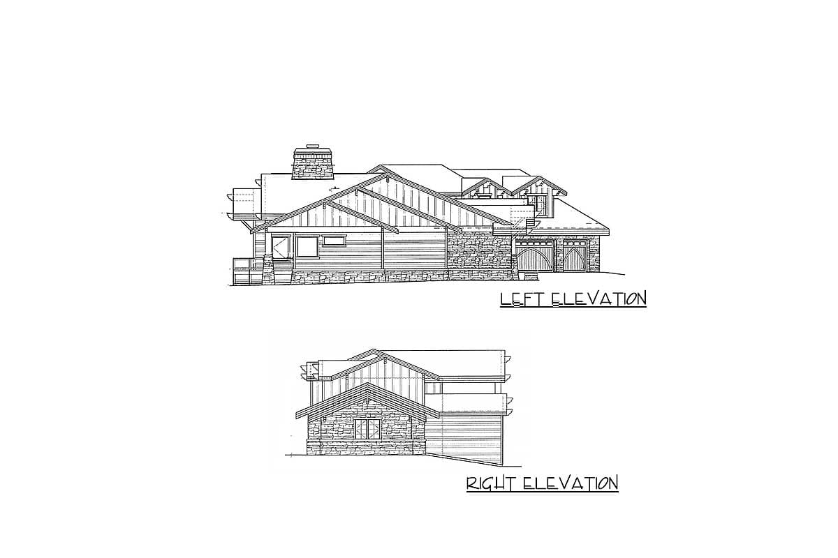 Plan 85049MS: Angled Craftsman Home Plan - Image #22 - Craftsman, Mountain, Northwest